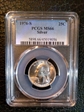 1976-S 25C Silver MS66