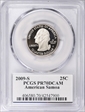 2009-S 25C American Samoa PR70DCAM