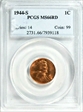 1944-S 1C MS66RD