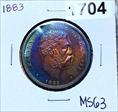 1883 50C Hawaii MS63?
