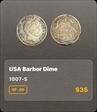 1907-S 10c VF30?