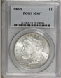 1880-S $1 MS67