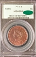 1816 1C MS63RB