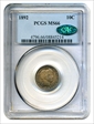 1892 10C MS66