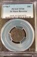 1798/7 10C 16 Star Reverse VF30