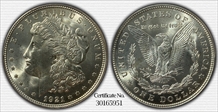 1921 $1 Morgan MS64