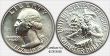 1976-S 25C Silver MS68