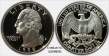 1998-S 25C Silver PR69DCAM