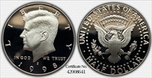 1998-S 50C Silver PR69DCAM