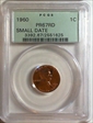 1960 1C Small Date PR67RD