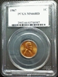 1967 1C MS66RD