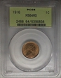 1916 1C MS64RD