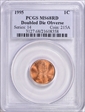 1995 1C Doubled Die Obverse MS68RD