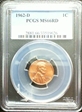 1961-D 1C MS66RD