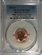 2018-S 1C Reverse Proof 50th Anniversary Set PR70RD