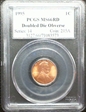 1995 1C Doubled Die Obverse MS66RD