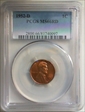 1952-D 1C MS66RD