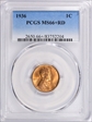1936 1C MS66+ RD