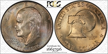 1976-D $1 Type 2 MS66