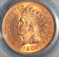 1909 1C Indian MS64RB
