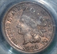 1864 1C Bronze AU55BN