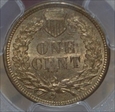 1860 1C Pointed Bust MS62