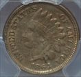 1864 1C Copper-Nickel AU50
