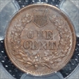1864 1C L on Ribbon AU58BN