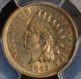 1863 1C MS63