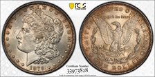 1878 7TF $1 VAM 198 AU55