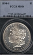 1894-S $1 MS64
