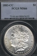 1883-CC $1 MS66