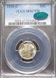 1939-S 10C MS67FB