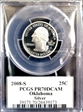 2008-S 25C Oklahoma Silver PR70DCAM