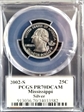 2002-S 25C Mississippi Silver PR70DCAM