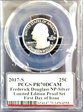 2017-S 25C Frederick Douglass NP-Silver Limited Edition Proof Set -FDI Mercanti PR70DCAM