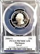 2004-S 25C Michigan Silver PR70DCAM