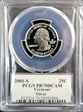 2001-S 25C Vermont Silver PR70DCAM
