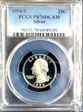 1994-S 25C Silver PR70DCAM
