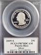 2009-S 25C Puerto Rico Silver PR70DCAM