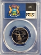 2004-S 25C Michigan Silver PR70DCAM