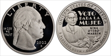 2022-S 25C Nina Otero-Warren-Silver PR70DCAM