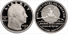 2023-S 25C Maria Tallchief-Silver First Strike PR70DCAM