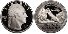2023-S 25C Bessie Coleman-Silver First Strike PR70DCAM