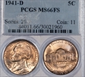 1941-D 5C MS66FS