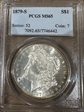 1879-S $1 MS65
