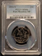 2016-S 25C Fort Moultrie NP MS66