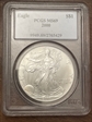 2000 $1 Silver Eagle MS69