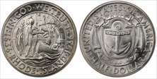 1936-D 50C Rhode Island MS65