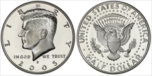 2005-S 50C Silver PR69DCAM
